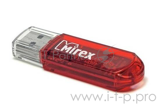 Флеш Диск 4GB Mirex Elf, USB 2.0, Красный
