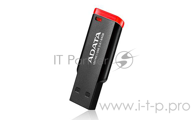 Флеш Диск 32GB A-DATA UV140, USB 2.0, Черн./красный