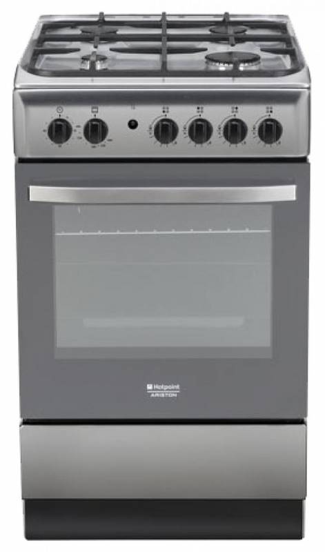 Плита Газовая Hotpoint-Ariston H5GG1 C (X) RU нержавеющая сталь