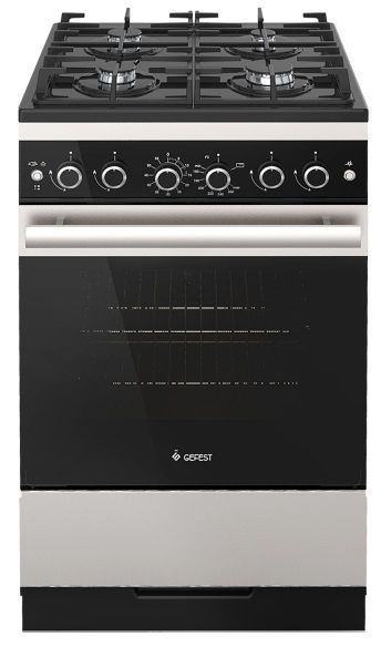 Плита Газовая Gefest ПГ 5500-02 0069 белый/черный