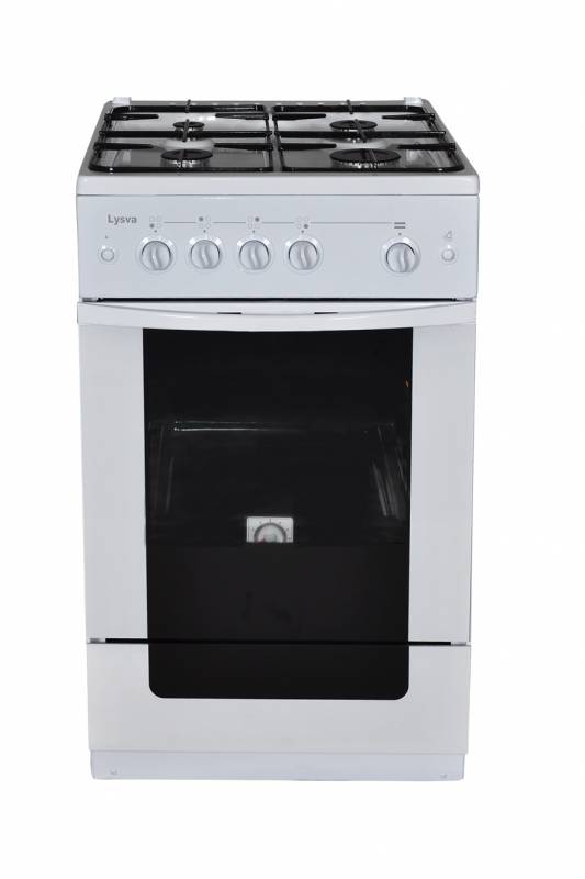 Газовая плита Лысьва ГП 400 М2С-2у (варианты - белый/стеклянная крышка, коричневый/без крышки)