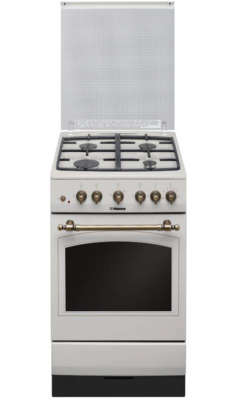 Газовая плита Hansa FCGY52109 слоновая кость