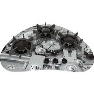 Газовая варочная поверхность Gefest СГ СН 2120 К1 серый с рисунком часы