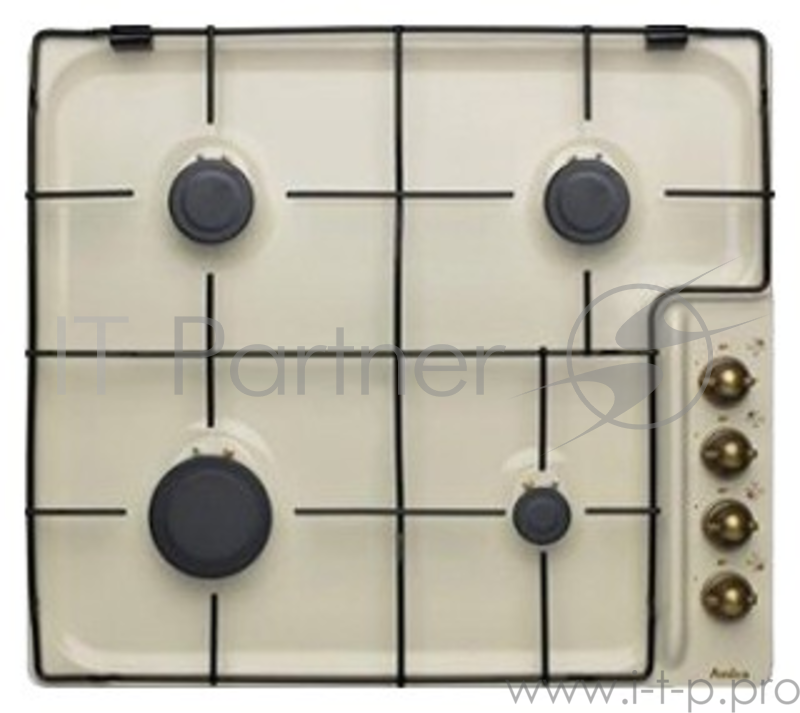 Варочная поверхность газовая Hansa BHGW63100020 слоновая кость