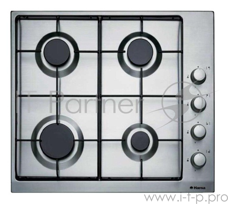 Варочная поверхность газовая Hansa BHGI63100018 серебристый