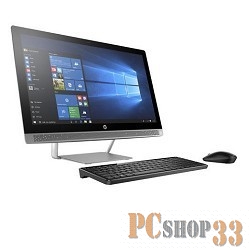 Моноблок HP ProOne 440 G3 1QL98ES (Core i3 7100T-3.40ГГц, 4ГБ, 128+1000ГБ, HDG, DVDRW, LAN, WiFi, BT, WebCam, 23.8 1920x1080, W10 Pro) + клавиатура + мышь