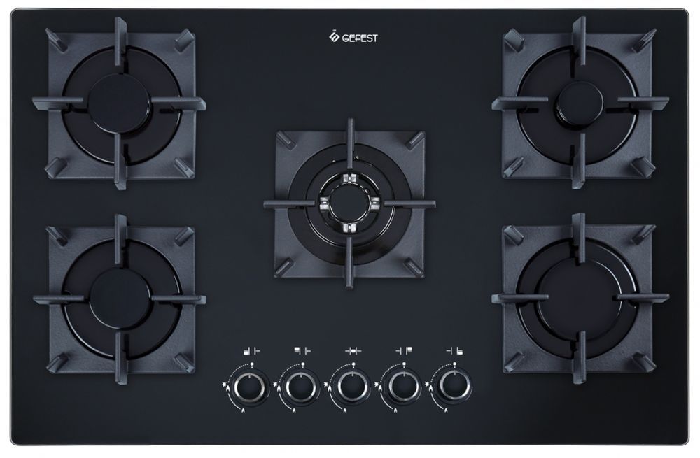 Варочная поверхность газовая Gefest СН 2340 К33 черный
