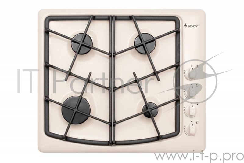 Варочная поверхность газовая Gefest СН 1211 К81 кремовый