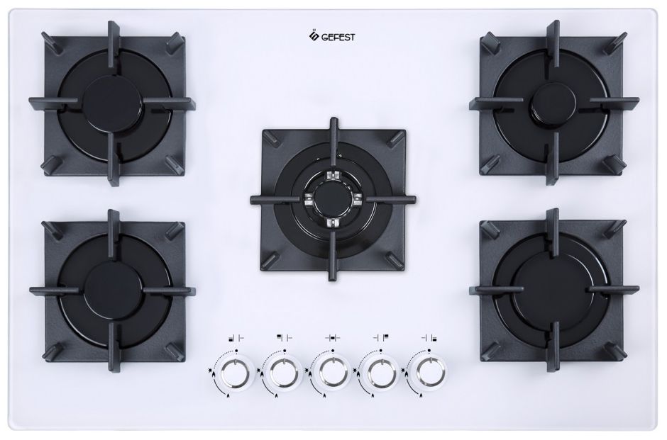 Варочная поверхность газовая Gefest СН 2340 К32 белый