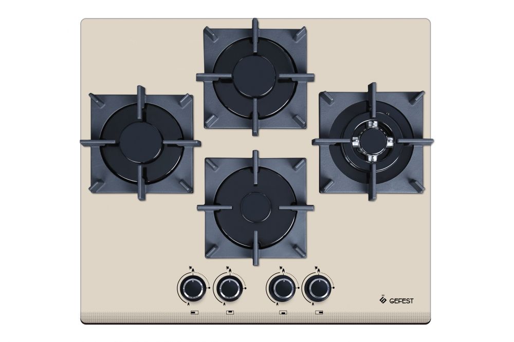Варочная поверхность газовая Gefest ПВГ 2231-01 К38 бежевый