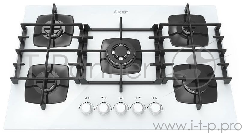 Варочная поверхность газовая Gefest 2340 К12 белый