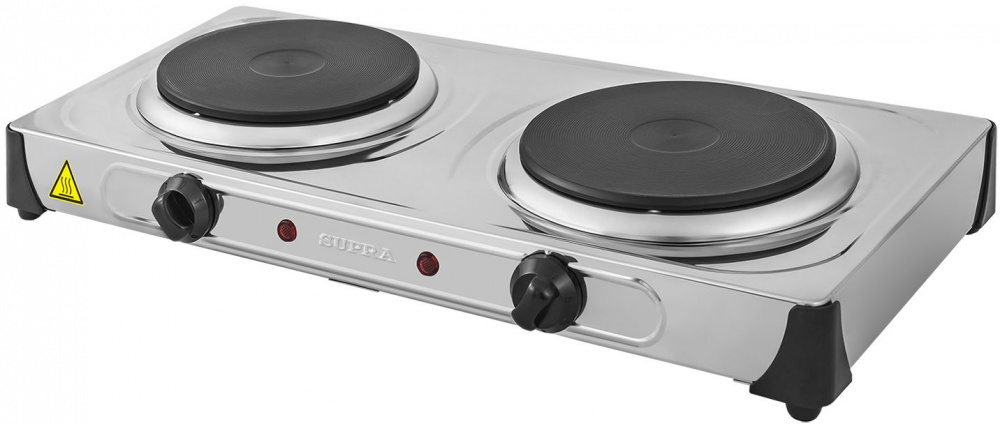 Плита Электрическая Supra HS-211 нержавеющая сталь нержавеющая сталь (настольная)