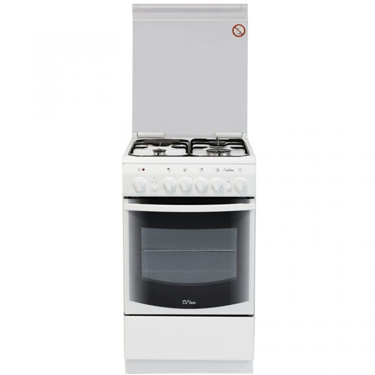 Комбинированная плита De Luxe 506031.00гэ(кр) белый