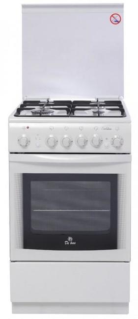 Комбинированная плита De Luxe 5040.20гэ(кр)чр белый