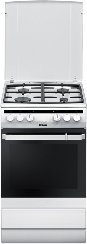 Плита Комбинированная Hansa FCMW58020 белый