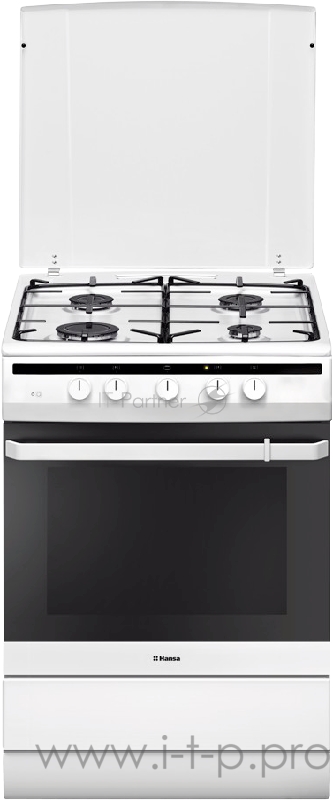 Плита Комбинированная Hansa FCMW63000 белый