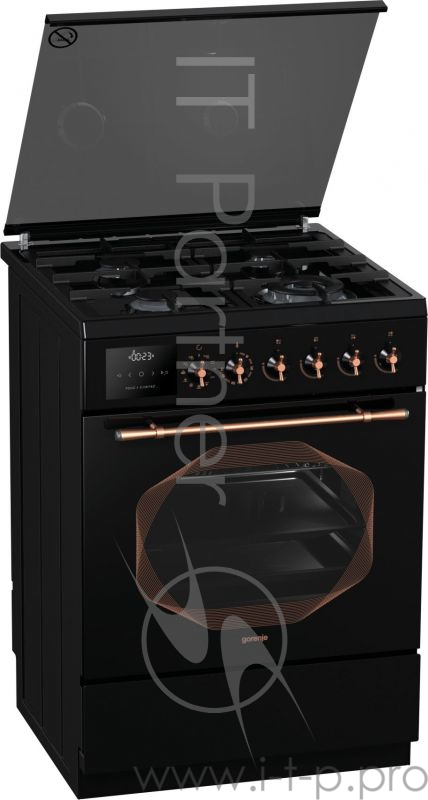 Плита комбинированная Gorenje K63INB черный