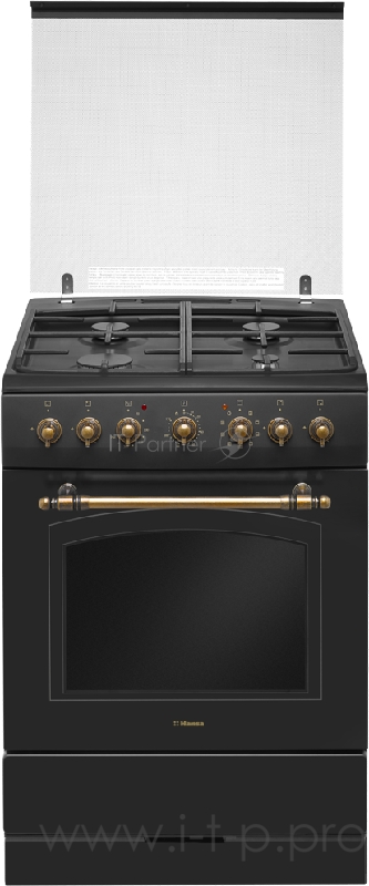 Плита Комбинированная Hansa FCMA68109 черный