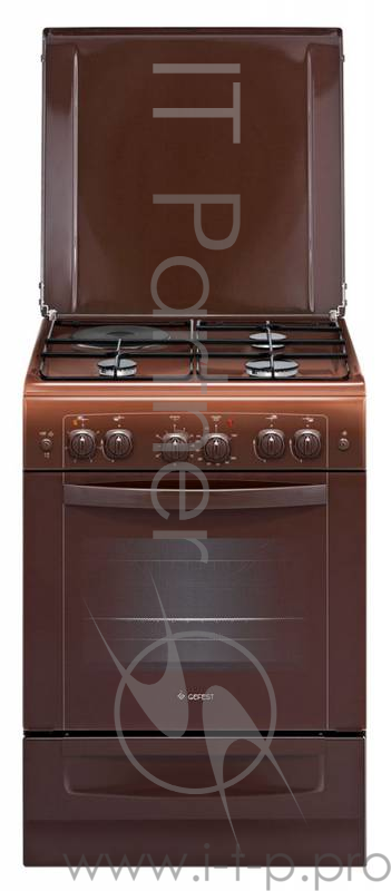 Плита Комбинированная Gefest ПГЭ 6110-02 0001 коричневый