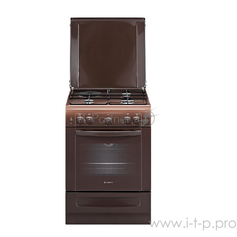 Плита Комбинированная Gefest ПГЭ 6110-01 0001 коричневый