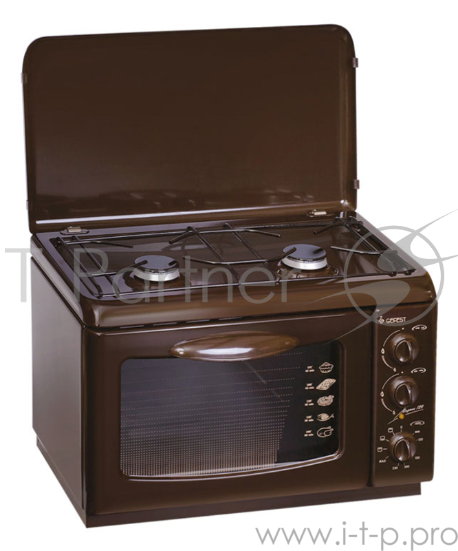Плита Комбинированная Gefest ПГЭ 120 К19 коричневый
