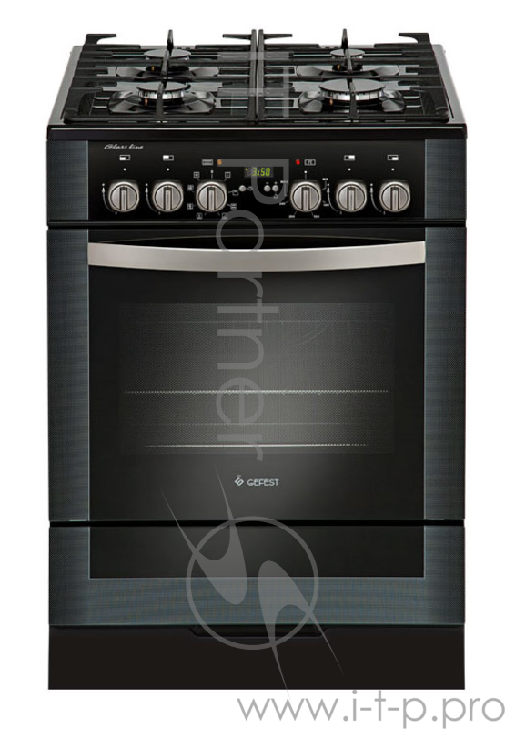 Плита Комбинированная Gefest 6502-03 0044 черный