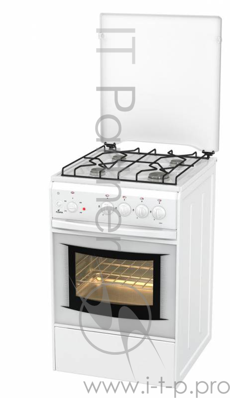 Плита Комбинированная Flama AK 1411 W белый