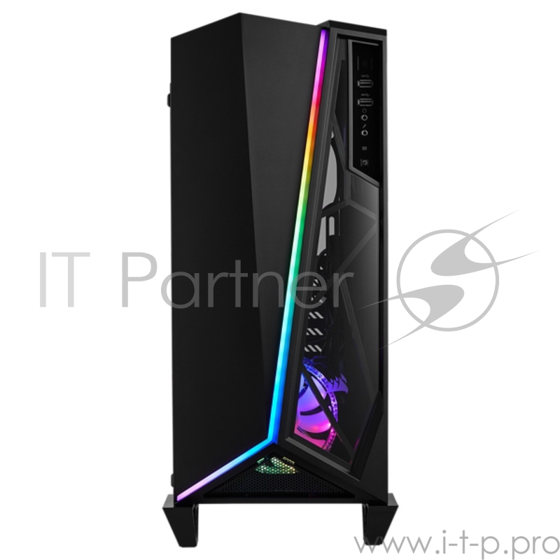 Корпус Miditower Corsair Carbide SPEC-OMEGA RGB CC-9011140-WW, ATX, черный (без БП)