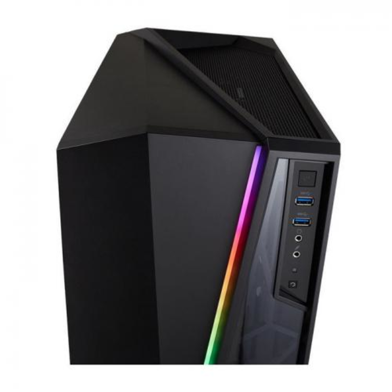 Корпус Miditower Corsair Carbide SPEC-OMEGA RGB CC-9011140-WW, ATX, черный (без БП)