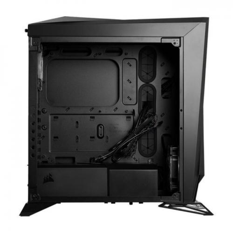 Корпус Miditower Corsair Carbide SPEC-OMEGA RGB CC-9011140-WW, ATX, черный (без БП)