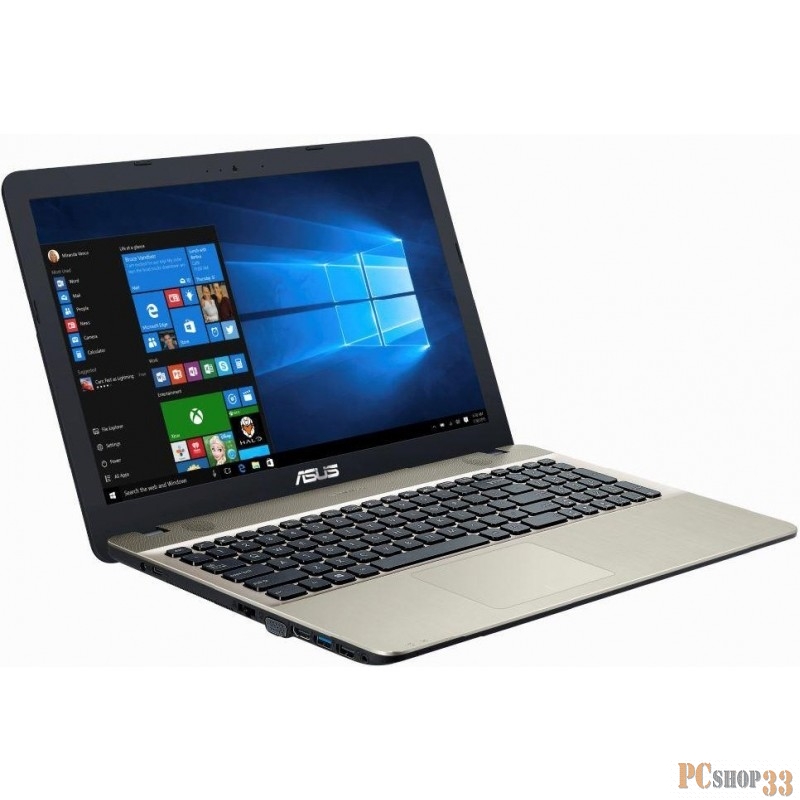 Ноутбук ASUS X541NA-DM550T (Celeron N3350-1.10ГГц, 4ГБ, 500ГБ, HDG, LAN, WiFi, BT, WebCam, 15.6 1920x1080, W10 H), черный