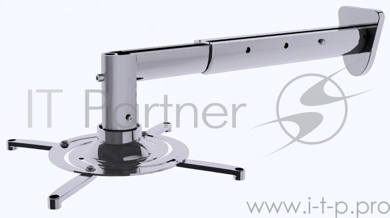 Кронштейн для проектора Cactus CS-VM-PR05BL-AL серебристый макс.10кг настенный и потолочный поворот