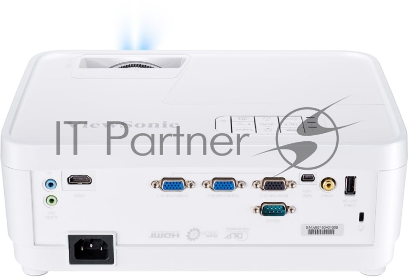 Проектор ViewSonic PS501X (DLP, XGA 1024x768, 3500Lm, 22000:1, HDMI, 1x2W speaker, 3D Ready, lamp 15