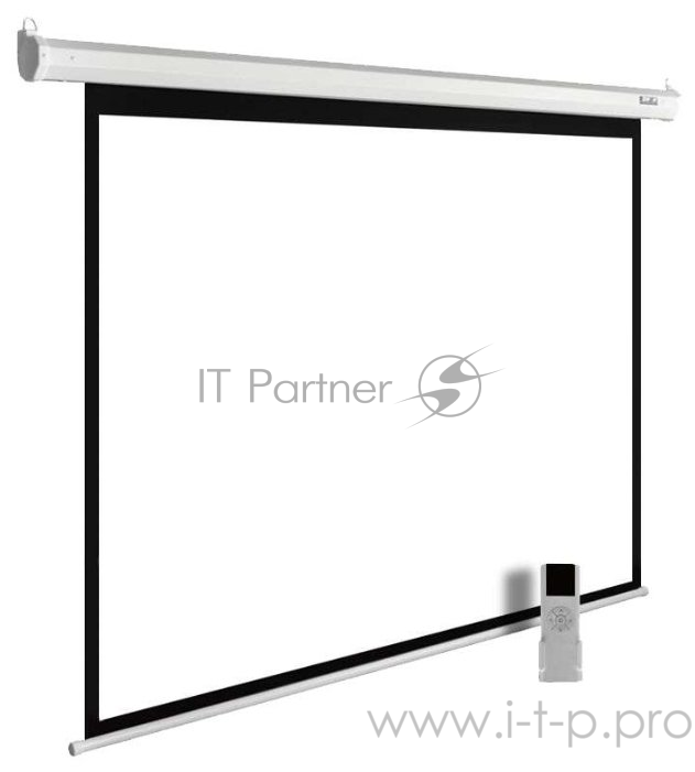 Экран Cactus 220x220см MotoExpert CS-PSME-220x220-WT 1:1 напольный рулонный белый (моторизованный пр