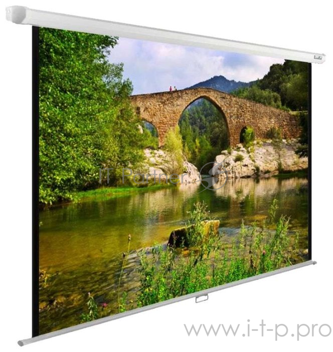 Экран Cactus 220x165см WallExpert CS-PSWE-220x165-WT 1:1 напольный рулонный белый