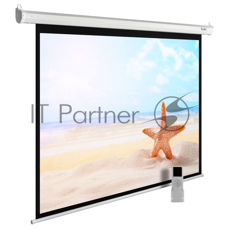 Экран Cactus 138x220см MotoExpert CS-PSME-220x138-WT 16:10 настенно-потолочный рулонный белый (мотор