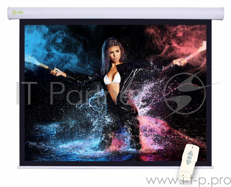 Экран Cactus 104.6x186см Motoscreen CS-PSM-104x186 16:9 настенно-потолочный рулонный (моторизованный