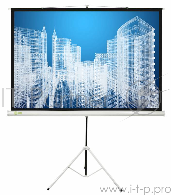 Экран Cactus 104.4x186см Triscreen CS-PST-104x186 16:9 напольный рулонный белый