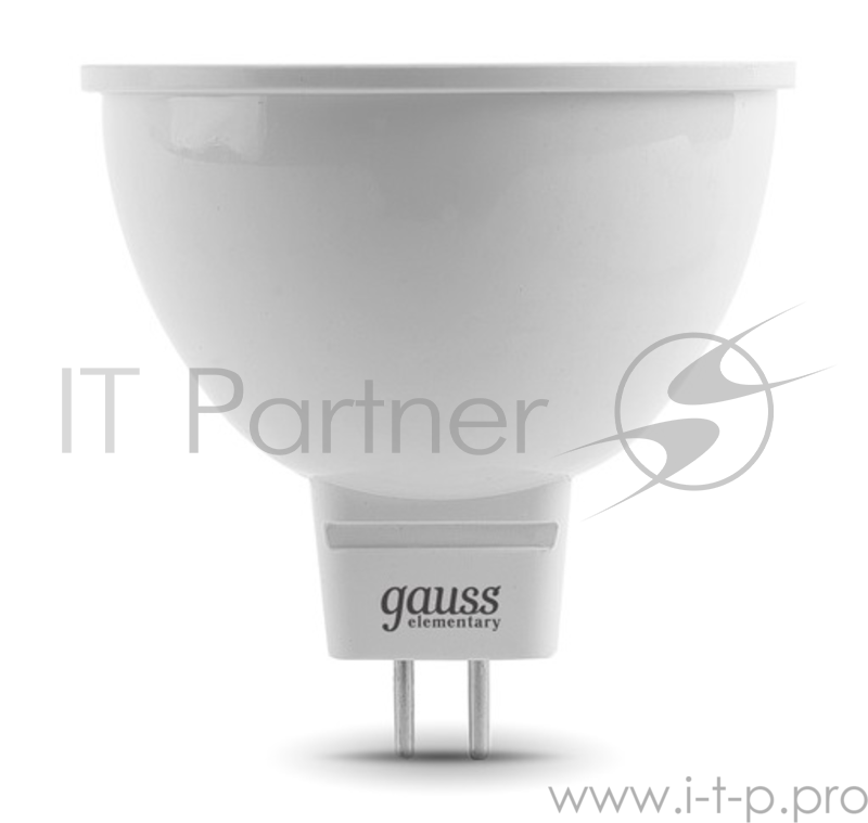 GAUSS Светодиодные лампы GAUSS 13526 Светодиодная лампа LED Elementary MR16 GU5.3 5.5W 450lm 4100К 1/10/100 0