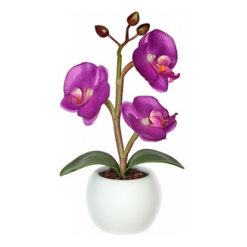 Светильники настольные СТАРТ (4670012295884) Декоративный светильник на светодиодах. 3 светодиода. LED Орхидея1_мал_фиолетовый