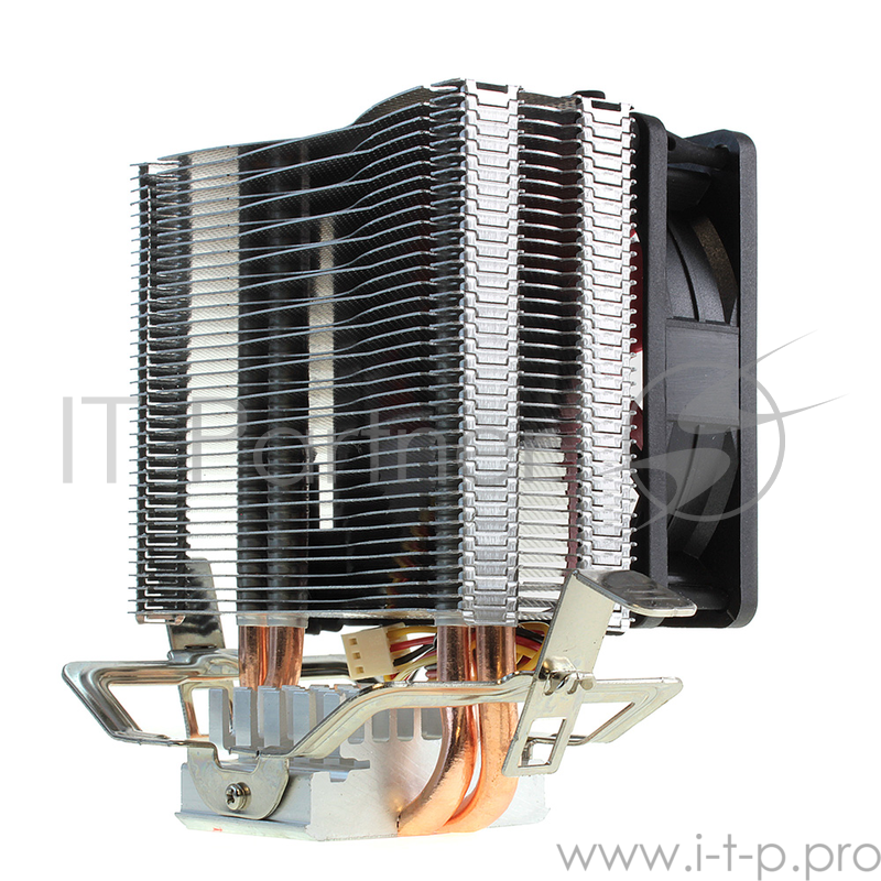 вентилятор CROWN Кулер для процессора CM-92 (Для Intel и AMD, TDP до 95 Ватт, 2шт. медных теплопроводных трубок , Гидродинамическиий подшипник, Размер: 117*79*113 мм)
