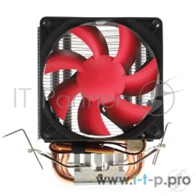 вентилятор CROWN Кулер для процессора CM-92 (Для Intel и AMD, TDP до 95 Ватт, 2шт. медных теплопроводных трубок , Гидродинамическиий подшипник, Размер: 117*79*113 мм)