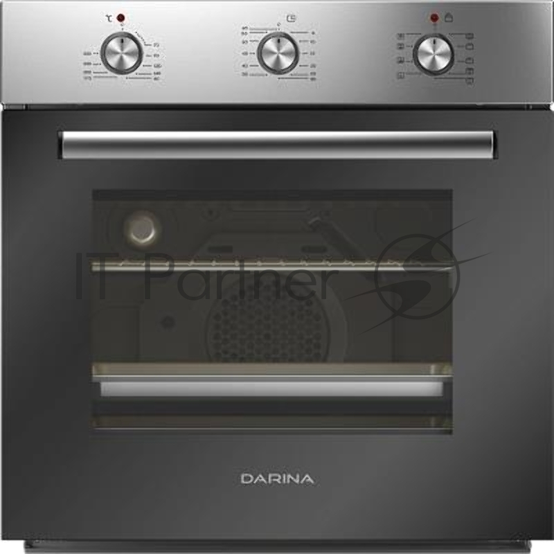 Духовой шкаф Электрический Darina 0U5 BDE 112 705 X нержавеющая сталь/стекло черное