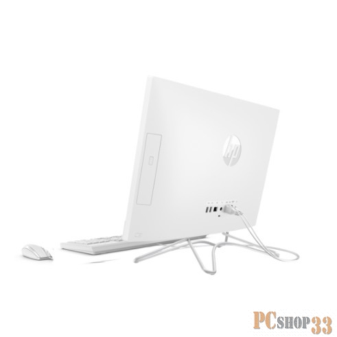 Моноблок HP 22-c0037ur 4GS16EA (Core i5 8250U-1.60ГГц, 8ГБ, 128ГБ+1ТБ, GFMX110, LAN, WiFi, BT, WebCam, 21.5 1920x1080 сенсор., W10 H) + клавиатура + мышь