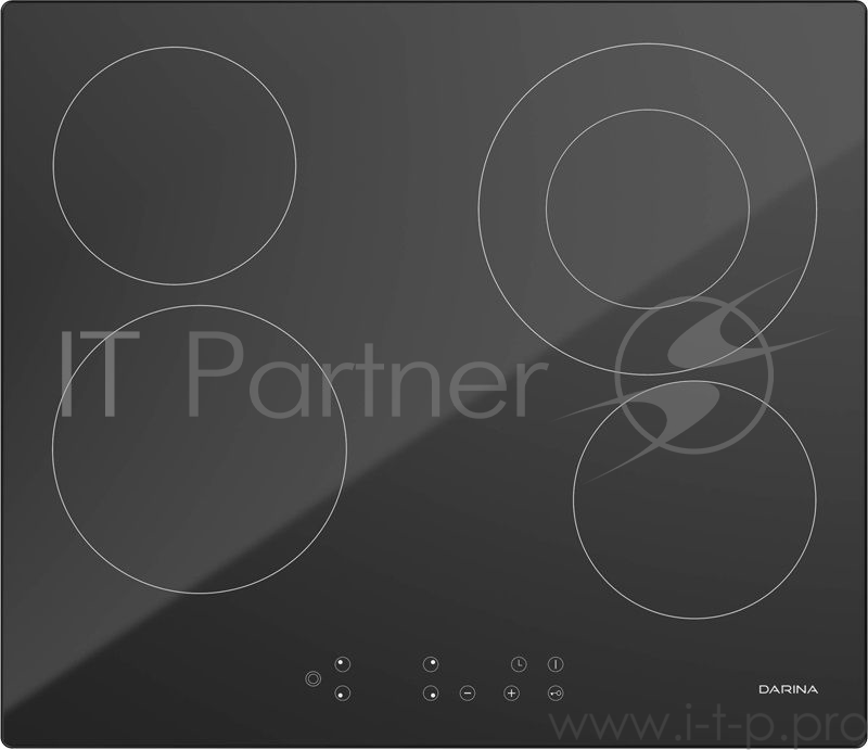 Варочная поверхность электрическая DARINA 4P E326 B черный