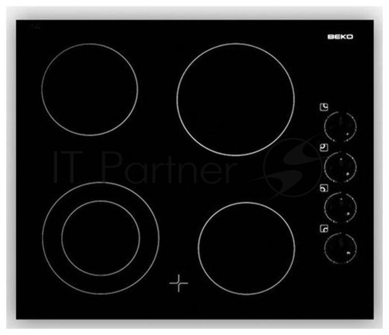 Варочная поверхность электрическая Beko HIC 64101 X черный