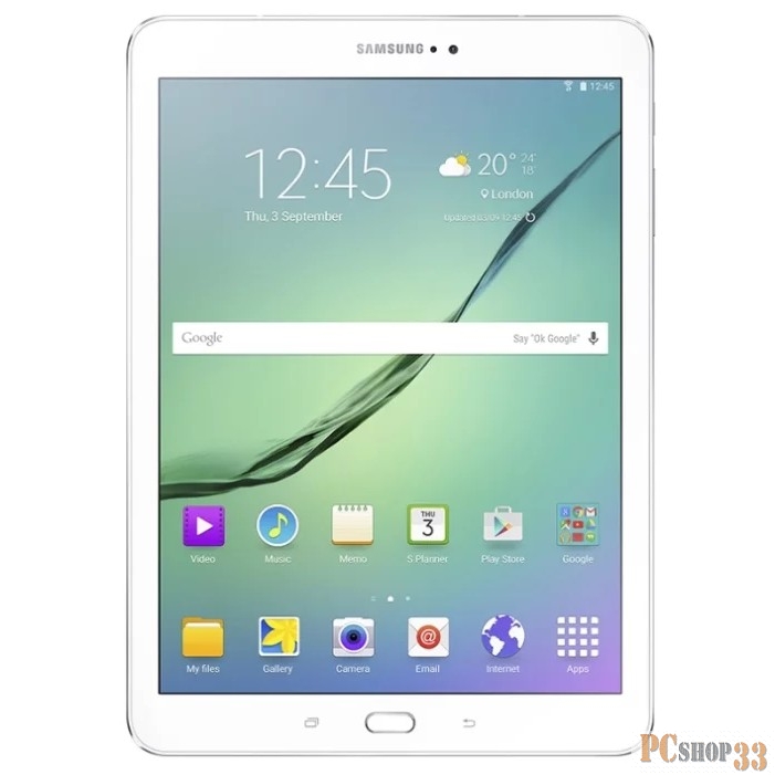 Планшет Samsung Galaxy Tab S2 SM-T819, 9.7 2048x1536, 32Gb, 4G + Wi-Fi, Android 6.0, Белый