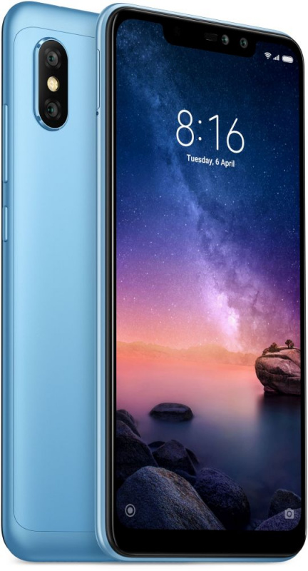 Смартфон Xiaomi Redmi Note 6 Pro 4Gb + 64Gb Blue