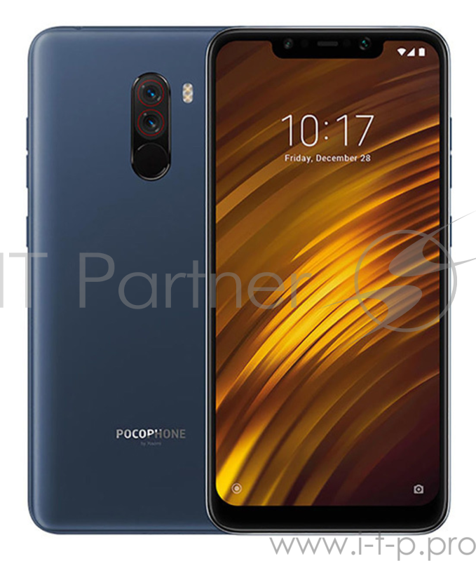 Смартфон Xiaomi Pocophone F1 128Gb 6Gb синий моноблок 3G 4G 2Sim 6.18 1080x2246 Android 8.1 12Mpix