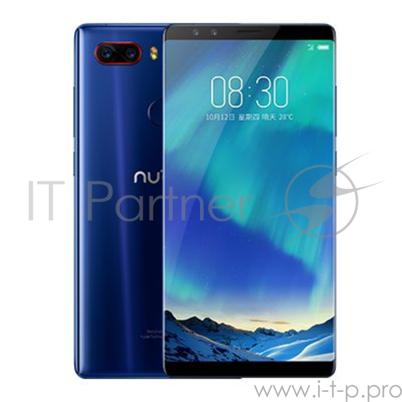Смартфон Nubia Z17S 128Gb синий моноблок 3G 4G 2Sim 5.5 1080x2040 Android 7.0 23Mpix 802.11abgnac B